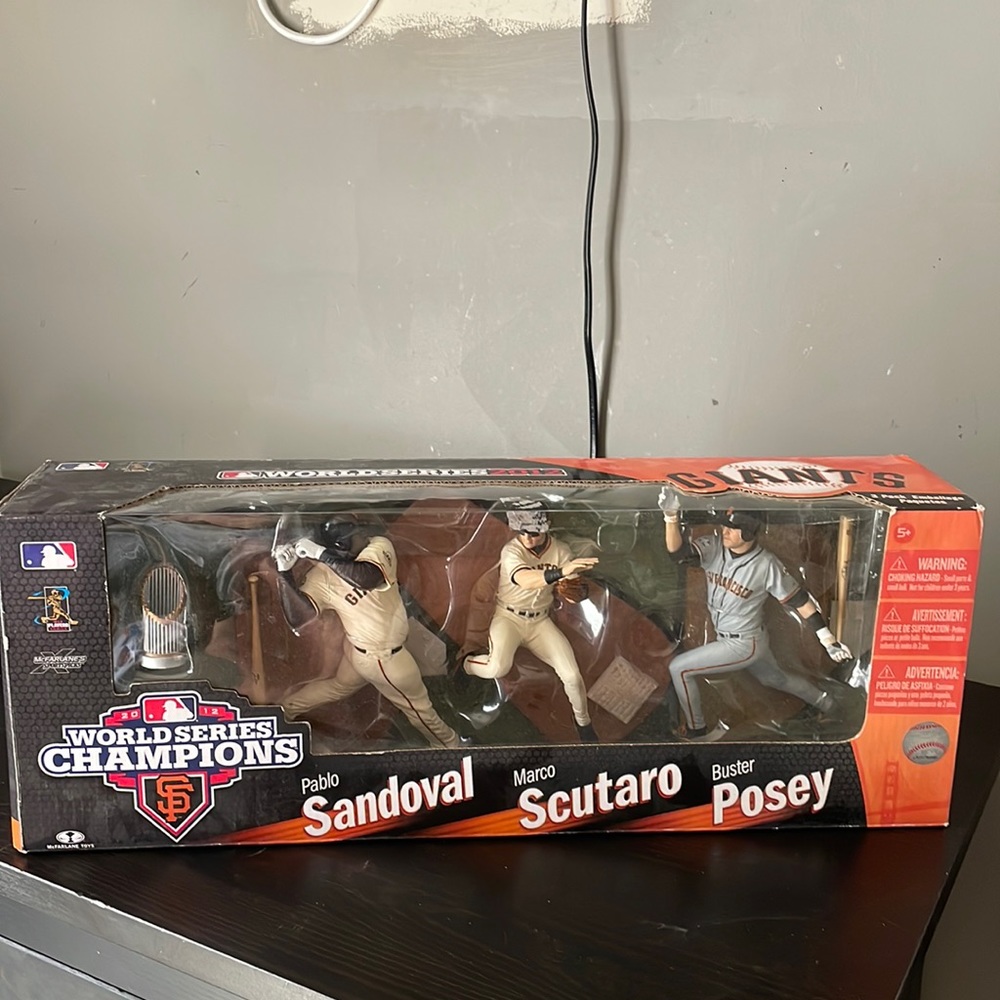 New in Box McFarlane MLB 2012 SF World Series Figures